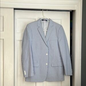 Boy’s Blue Striped Blazer